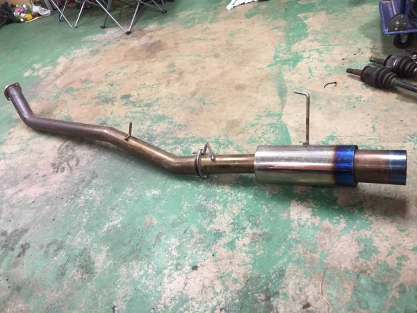 シルビア S14 チタン マフラー