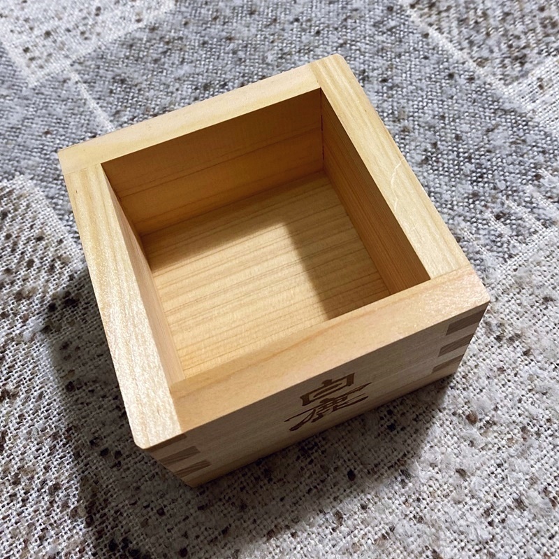 新品★即決★１合枡ｘ５個セット★ひのき★枡★桧★天然木★食器★酒★日本酒★白鹿★祝賀★祭り★日本製_2