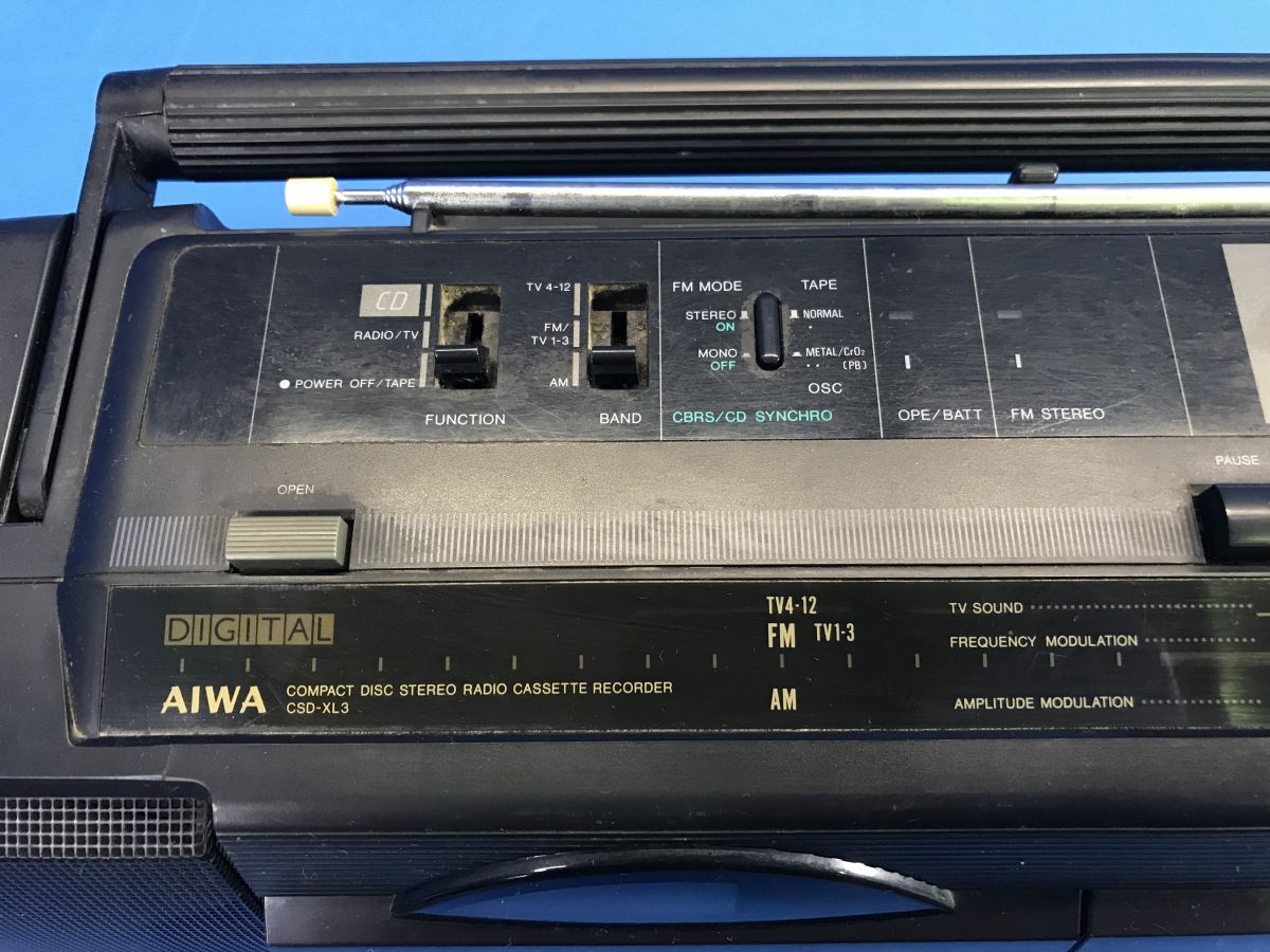 アイワ / AIWA 】COMPACT DISC STEREO RADIO CASSETTE RECORDER【 CSD