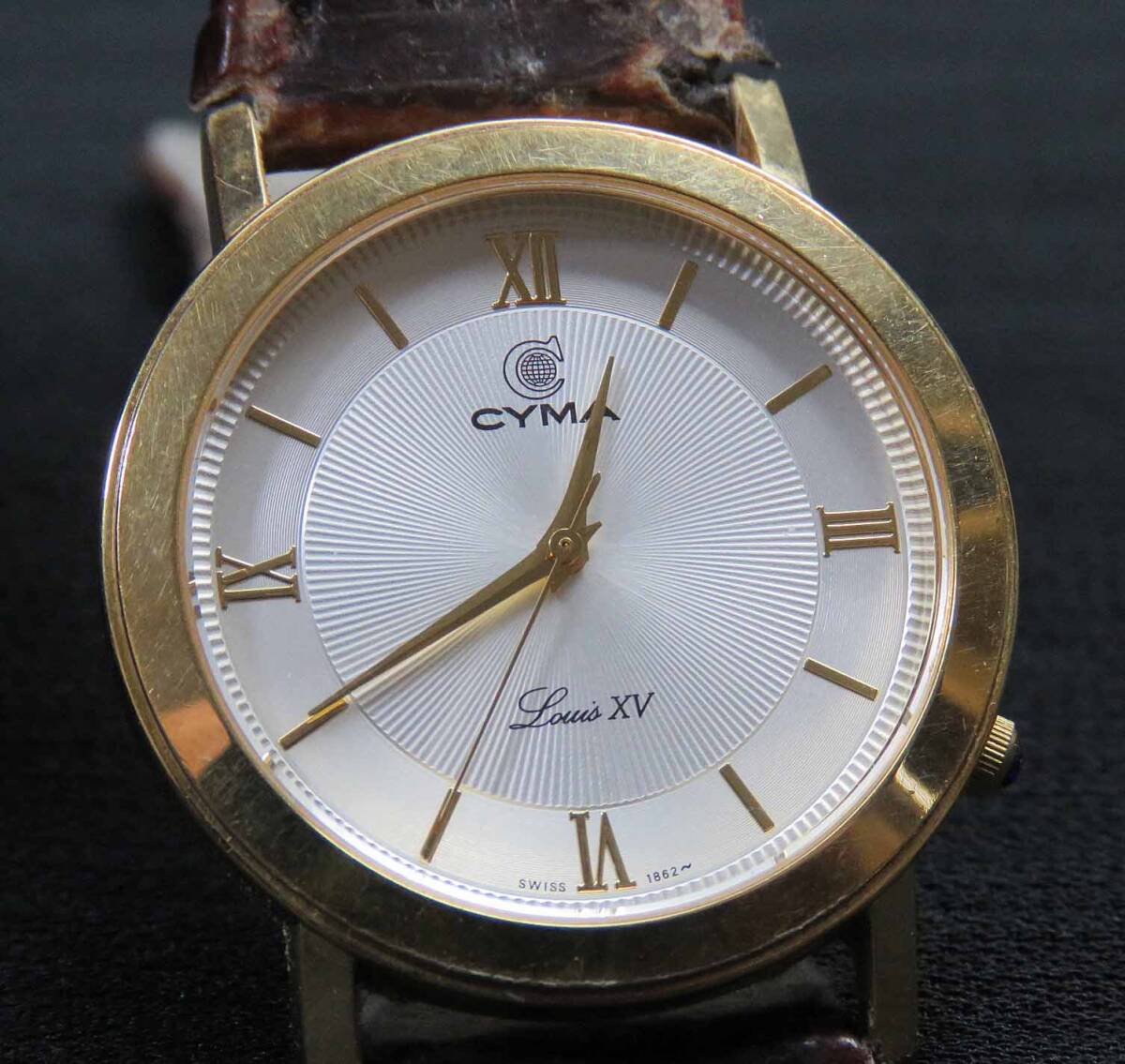 CYMA＊男性用腕時計＊ルイ 15世＊作動品＊美品_2
