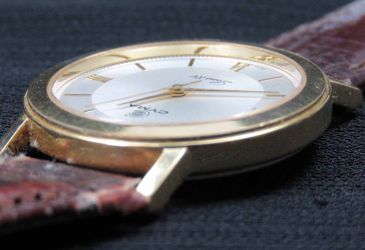 CYMA＊男性用腕時計＊ルイ 15世＊作動品＊美品_5