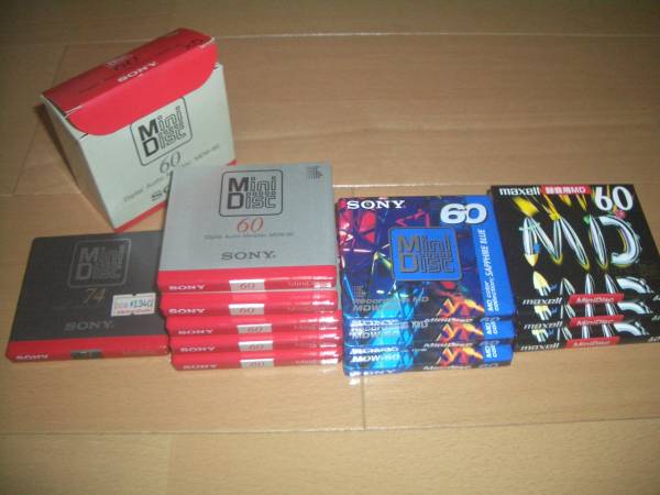 新品 SONY MD ソニー ミニディスク 旧型 初代 合計12枚+おまけ