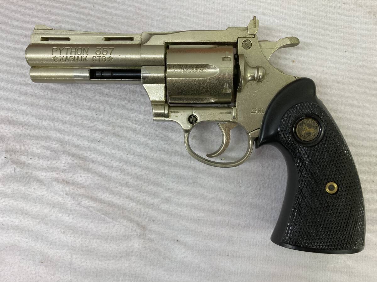 ☆◇【ジャンク】COLT PYTHON 357MAGNUM REVOLVER 金属製モデルガン