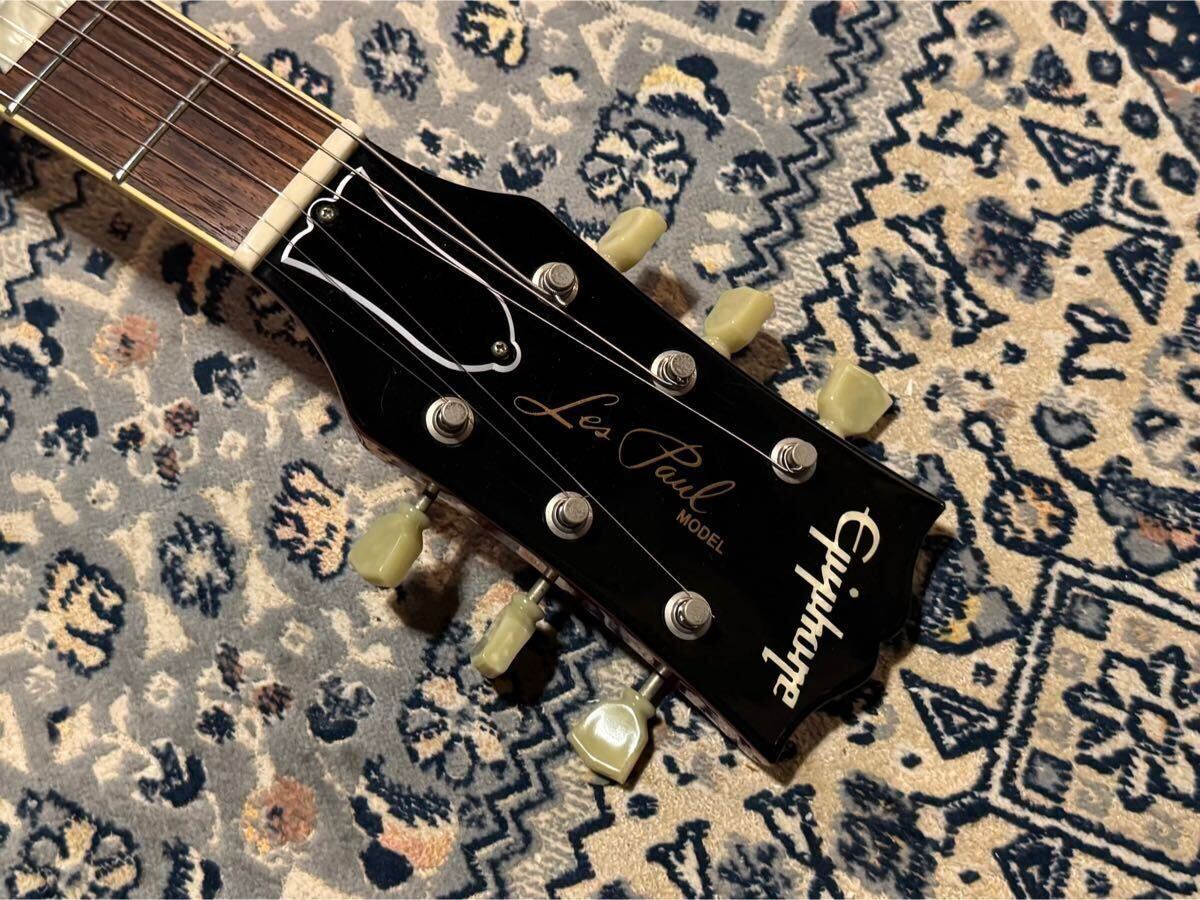 希少品 日本製 山野楽器限定 2001年製 Epiphone Les Paul Standard HoneyBurst Japan エピフォン ジャパン レスポール スタンダード 4.2kg_6