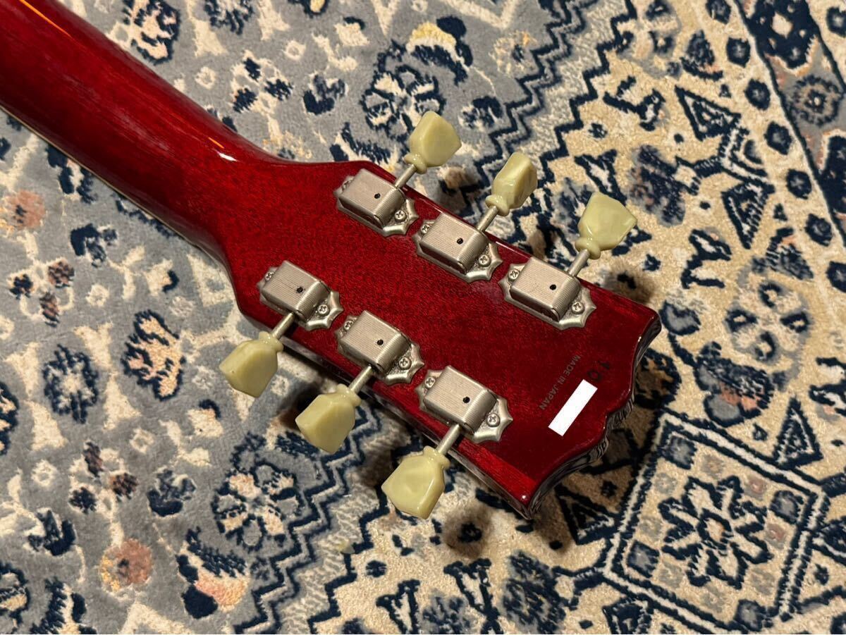 希少品 日本製 山野楽器限定 2001年製 Epiphone Les Paul Standard HoneyBurst Japan エピフォン ジャパン レスポール スタンダード 4.2kg_7