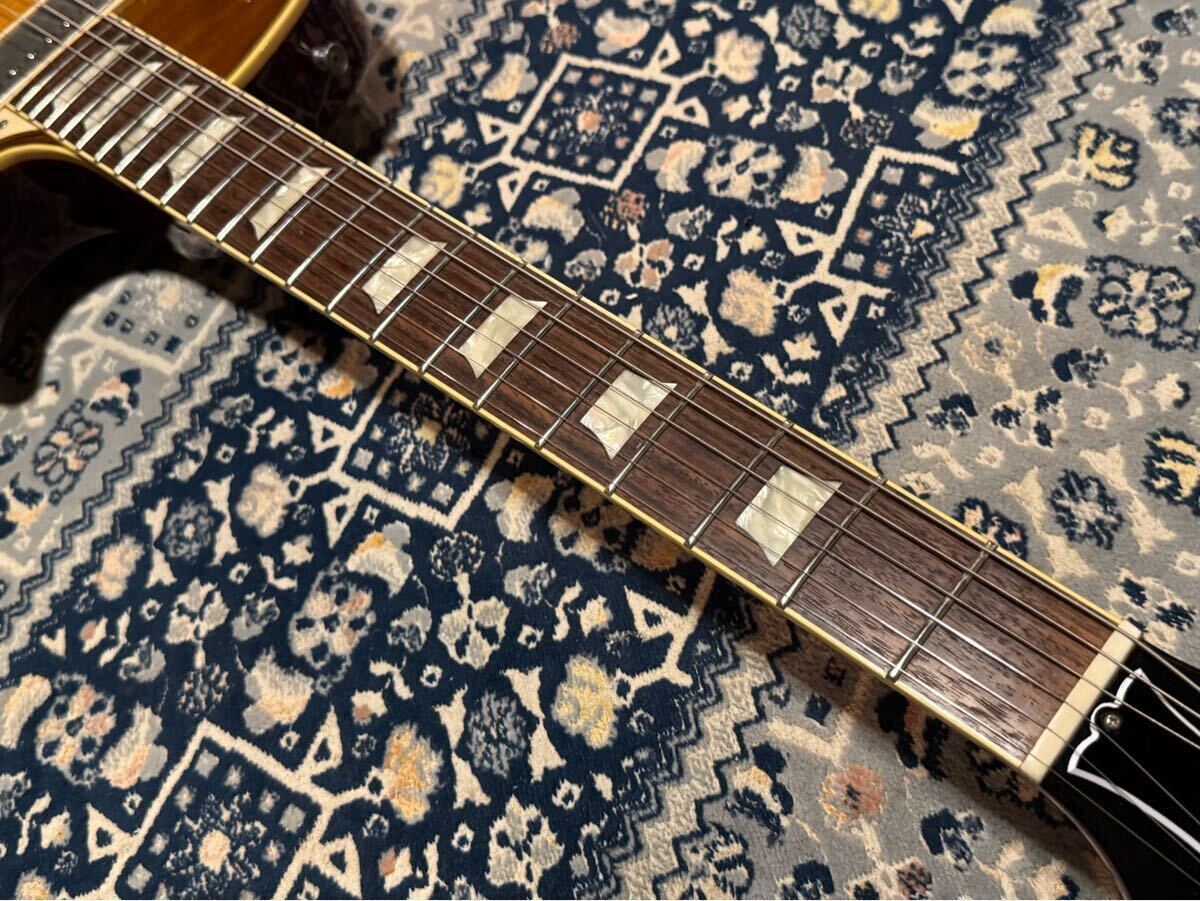 希少品 日本製 山野楽器限定 2001年製 Epiphone Les Paul Standard HoneyBurst Japan エピフォン ジャパン レスポール スタンダード 4.2kg_8