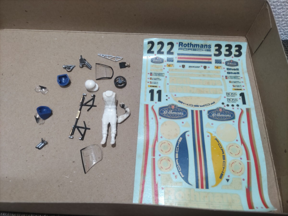 タミヤ1/24 ポルシェ956 マン優勝車 プラモデル _5