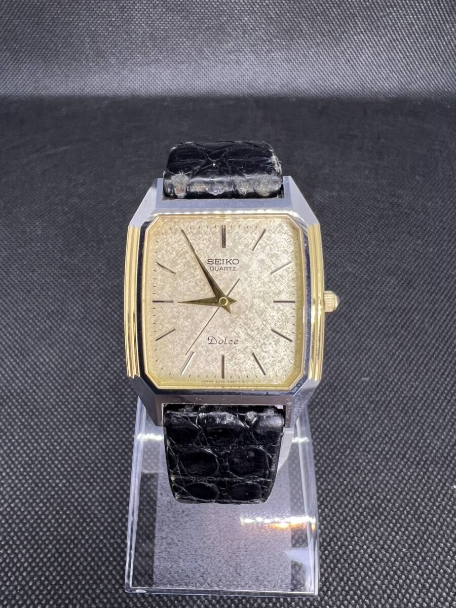 SEIKO セイコー DOLCE ドルチェ 6030-5390 クォーツ QZ スクエア
