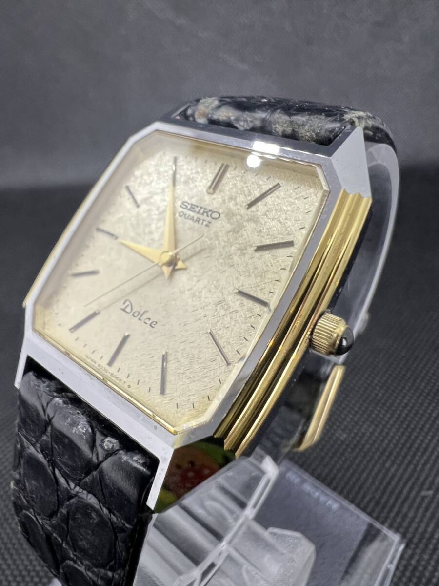 SEIKO セイコー DOLCE ドルチェ 6030-5390 クォーツ QZ スクエア
