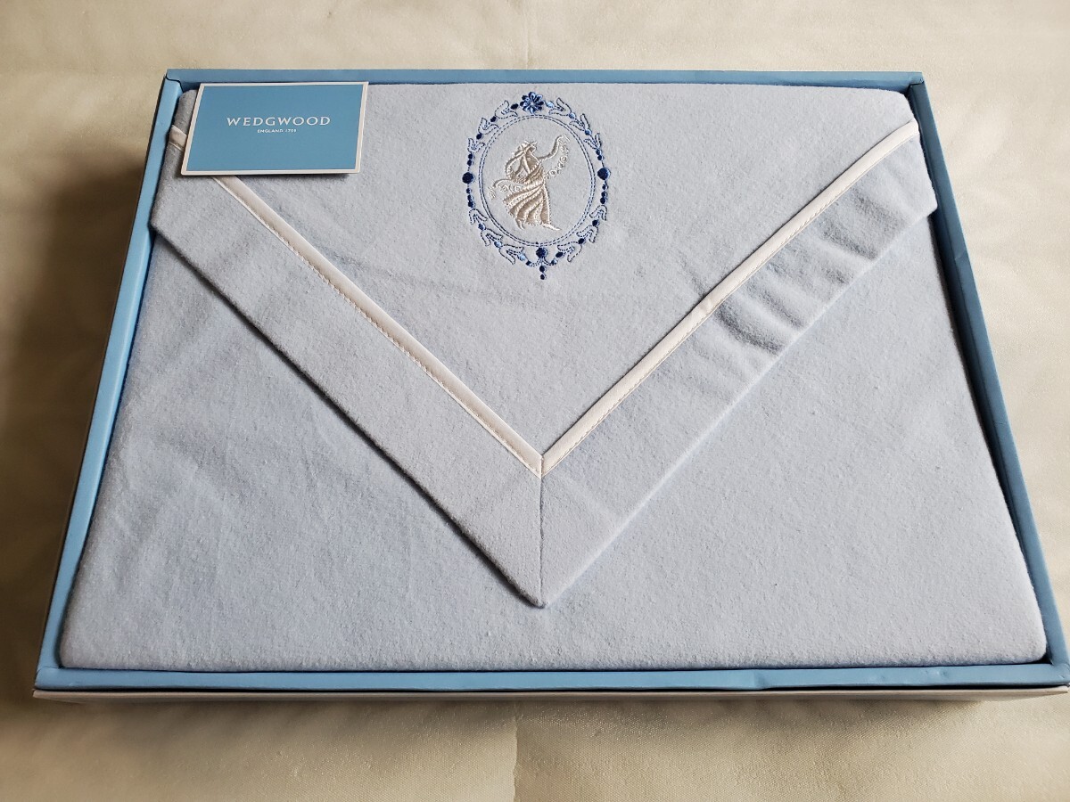 訳あり★未使用品★WEDGWOOD/ウェッジウッド★綿毛布★サイズ140cm×190cm _1