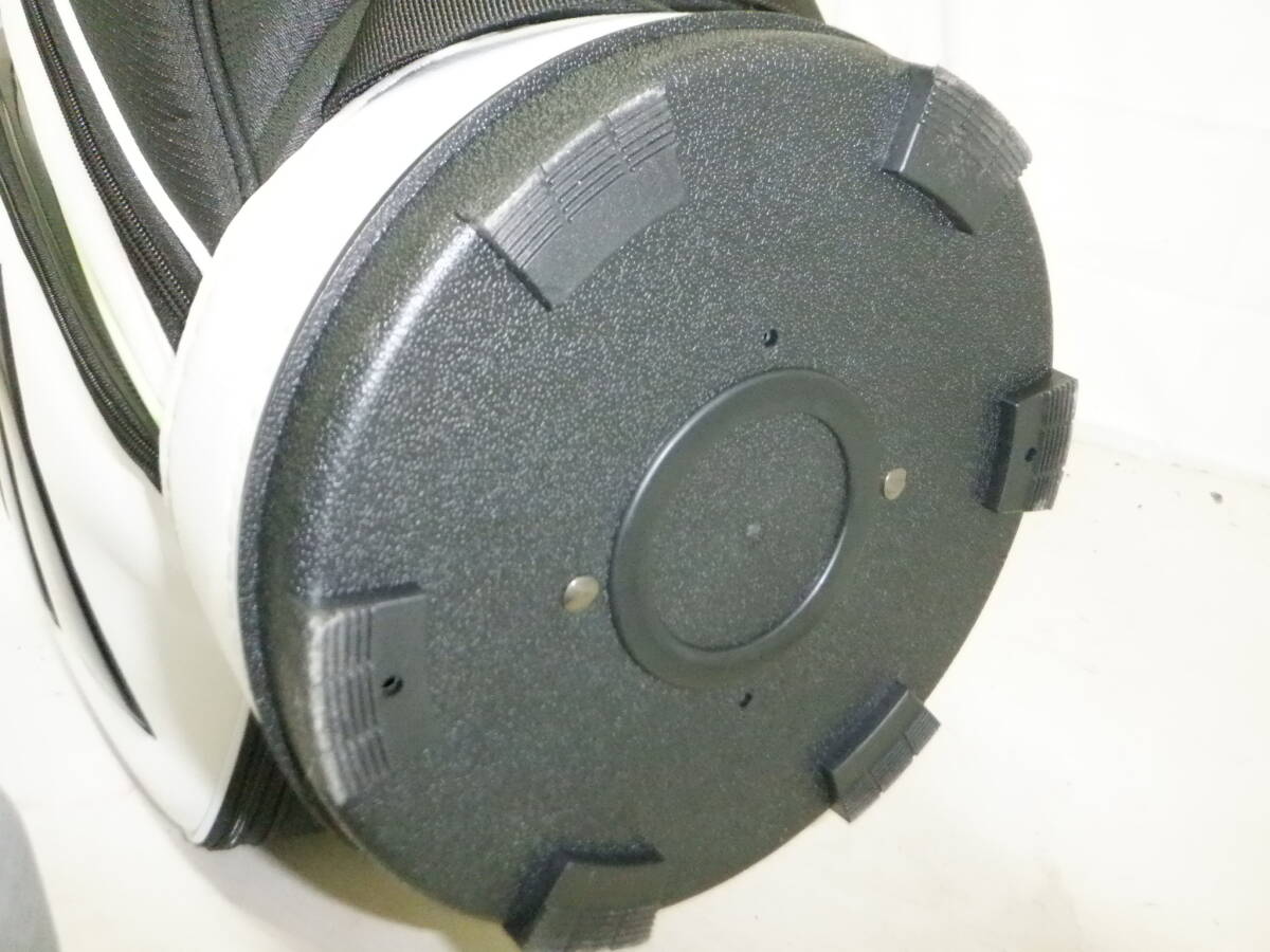 adidas★アディダス★9.0型★中古★美品★カート(WH×BK)ゴルフ キャディバック_10