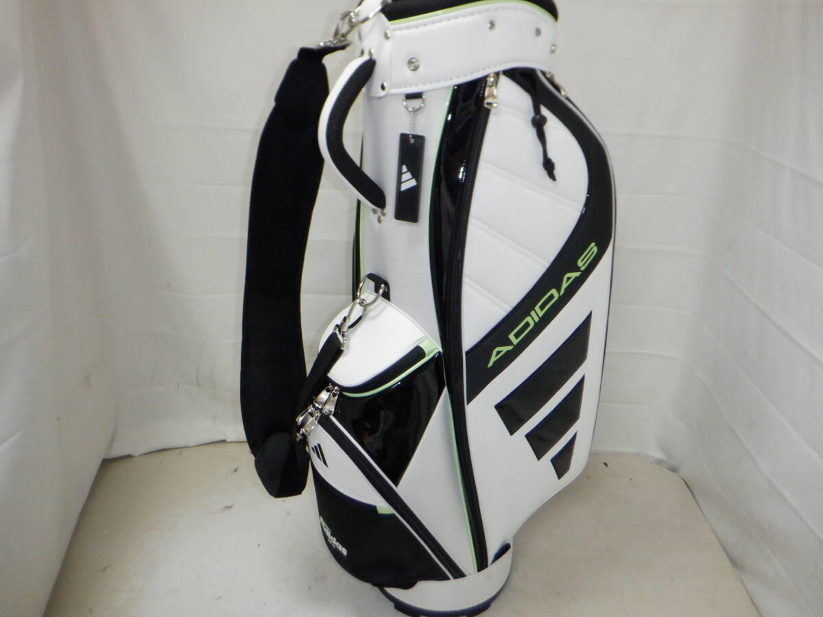 adidas★アディダス★9.0型★中古★美品★カート(WH×BK)ゴルフ キャディバック_2