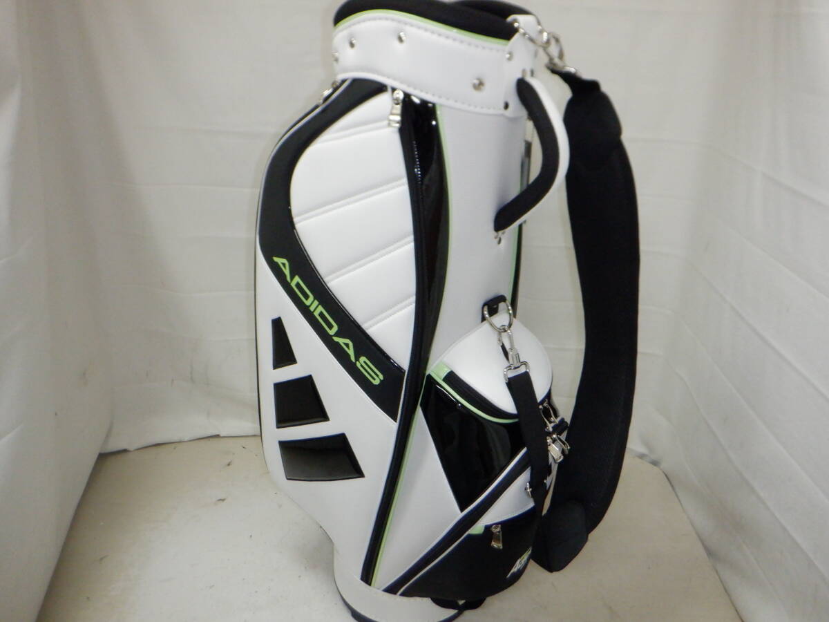 adidas★アディダス★9.0型★中古★美品★カート(WH×BK)ゴルフ キャディバック_3
