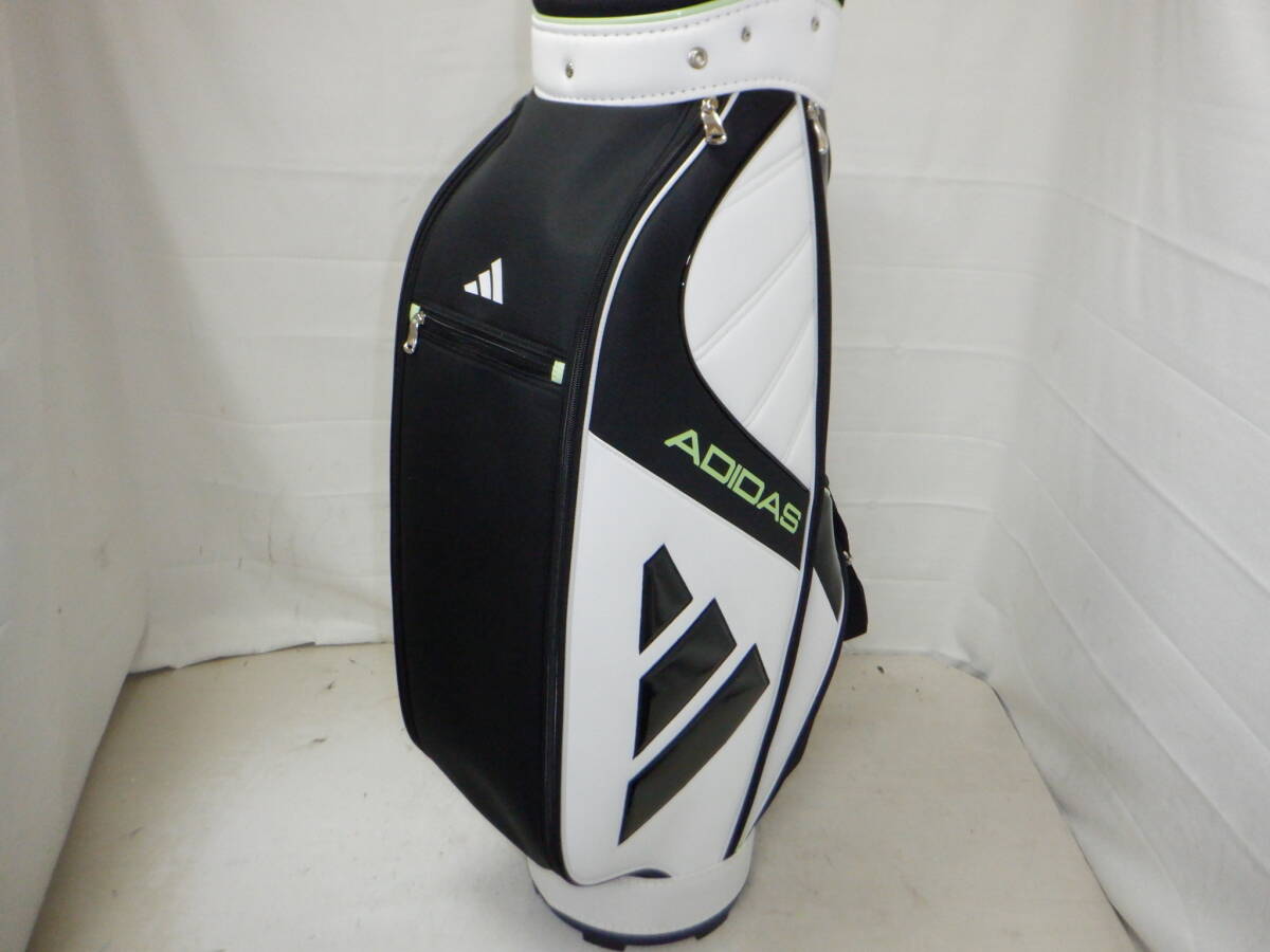 adidas★アディダス★9.0型★中古★美品★カート(WH×BK)ゴルフ キャディバック_4