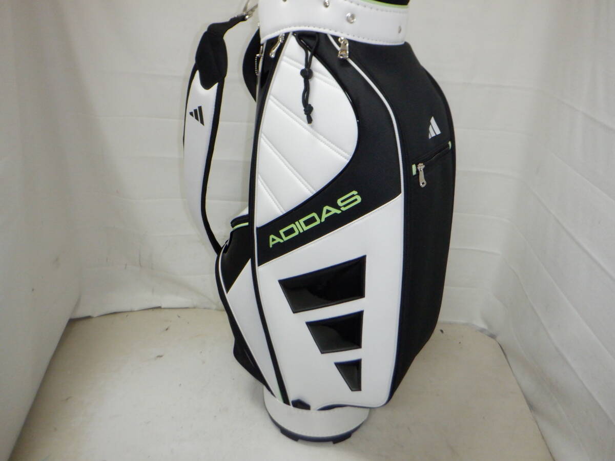 adidas★アディダス★9.0型★中古★美品★カート(WH×BK)ゴルフ キャディバック_5