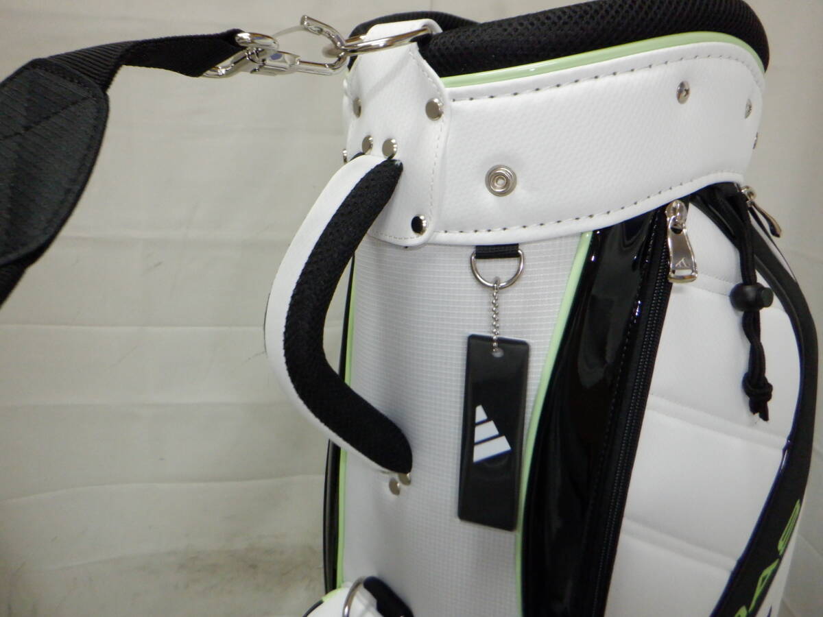 adidas★アディダス★9.0型★中古★美品★カート(WH×BK)ゴルフ キャディバック_6