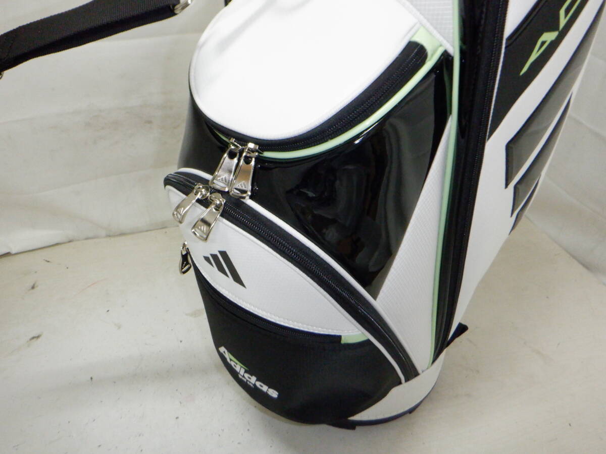 adidas★アディダス★9.0型★中古★美品★カート(WH×BK)ゴルフ キャディバック_7