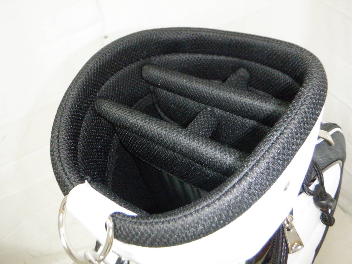 adidas★アディダス★9.0型★中古★美品★カート(WH×BK)ゴルフ キャディバック_8