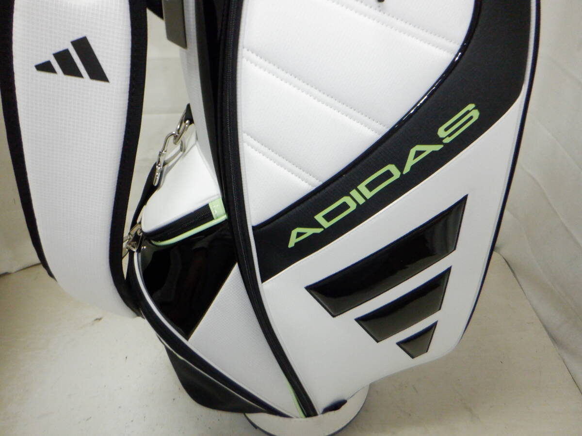adidas★アディダス★9.0型★中古★美品★カート(WH×BK)ゴルフ キャディバック_9