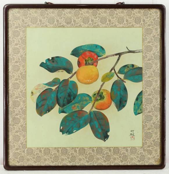 格安，低価 山口華楊 手摺木版画即決☆紅白牡丹☆日本画☆花☆最終値下げ