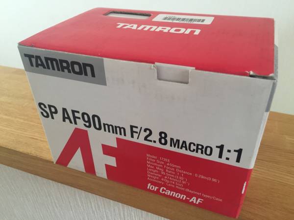 タムロンTAMRON SP AF 90 F2.8 マクロ 172EE キヤノンAF用