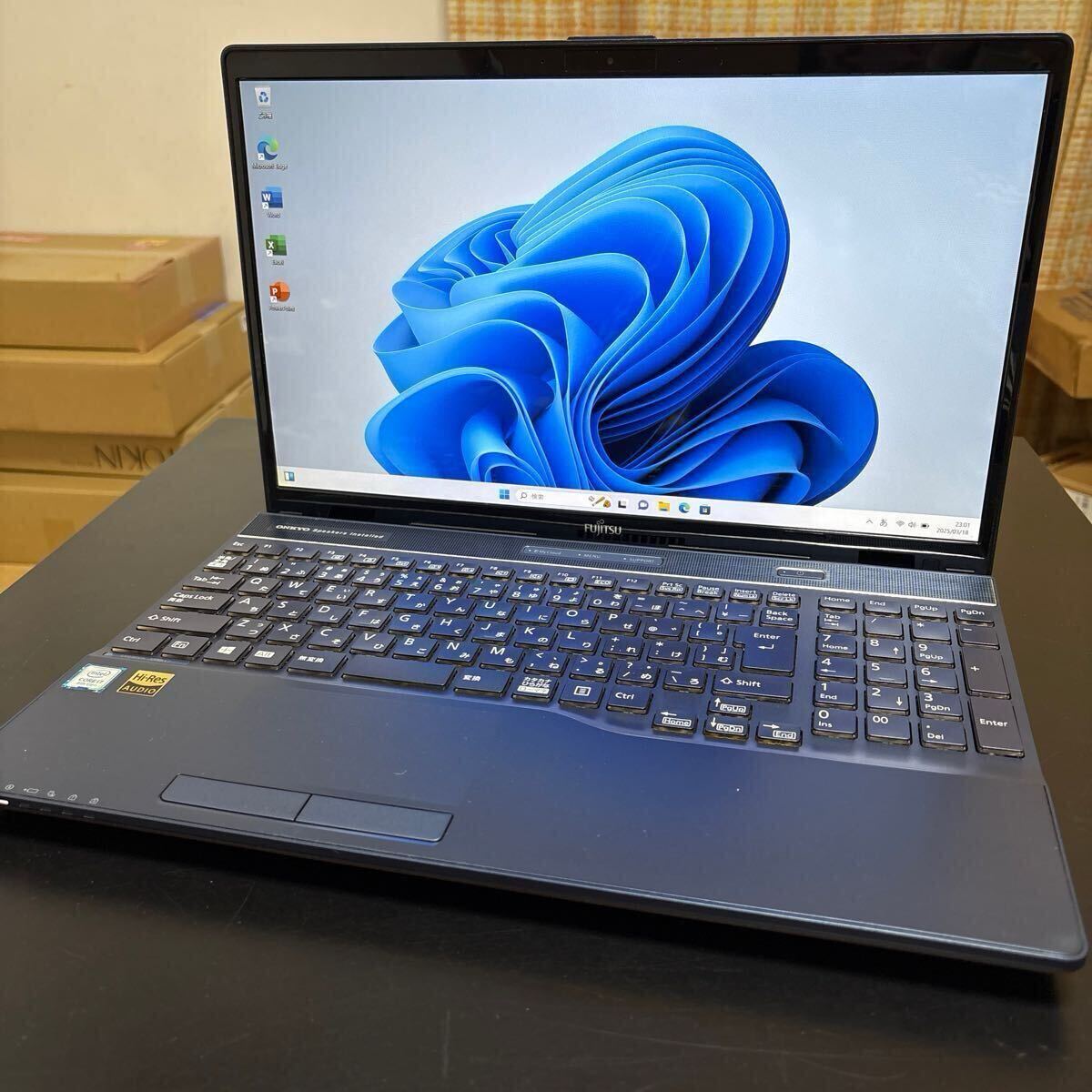 [美品,メモリ16GB+FHD液晶+第8世代Corei7-8550U【爆速新品SSD-2TB+HDD1TB】最新Win11]AH58/C2B,Blu-ray,Webカメラ,HDMI,Wi-Fi,fice2021⑤_1