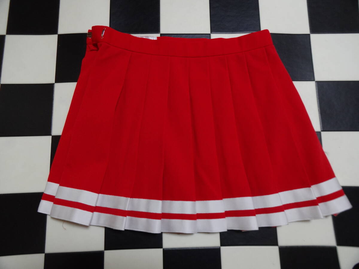 バンドユニフォーム　上下セット　サイズW68　D7063　赤白　KAMODA　チア　マーチングバンド　バトントワラ　レターパックプラス_4