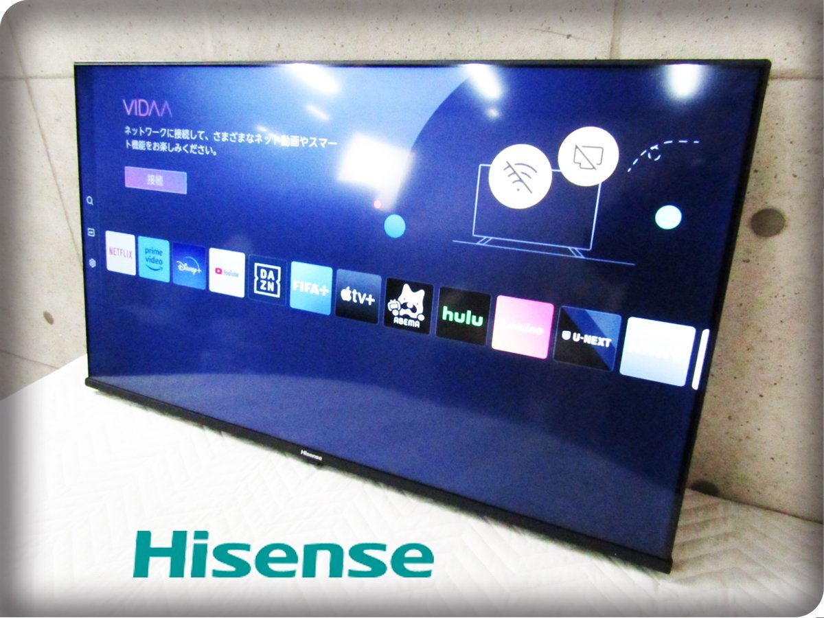 □展示品□Hisense/ハイセンス□液晶テレビ□40V型□ネット動画対応