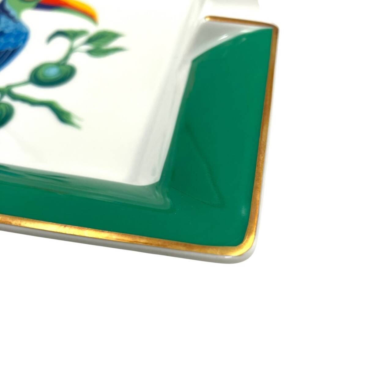 ☆エルメス HERMES トゥカン 南国 鳥 アッシュトレイ 灰皿 箱あり 袋