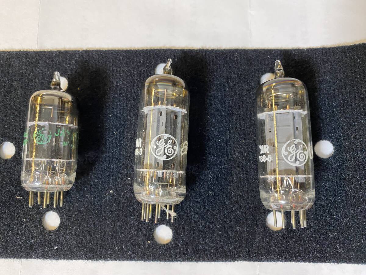 ＧＥ製　12ＡＸ7－1本　１２ＢＨ７Ａ２本　Ｍａｄｅ Ｉｎ ＵＳＡ 動作品_1