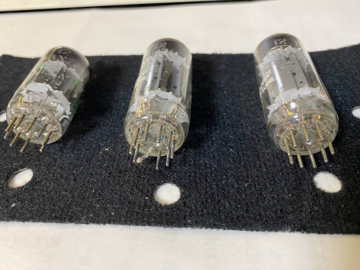 ＧＥ製　12ＡＸ7－1本　１２ＢＨ７Ａ２本　Ｍａｄｅ Ｉｎ ＵＳＡ 動作品_3