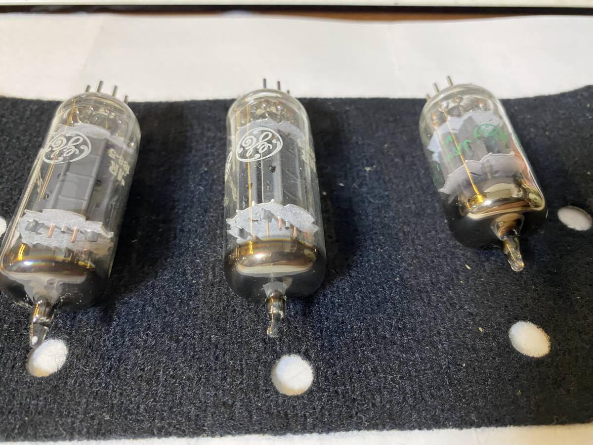 ＧＥ製　12ＡＸ7－1本　１２ＢＨ７Ａ２本　Ｍａｄｅ Ｉｎ ＵＳＡ 動作品_4