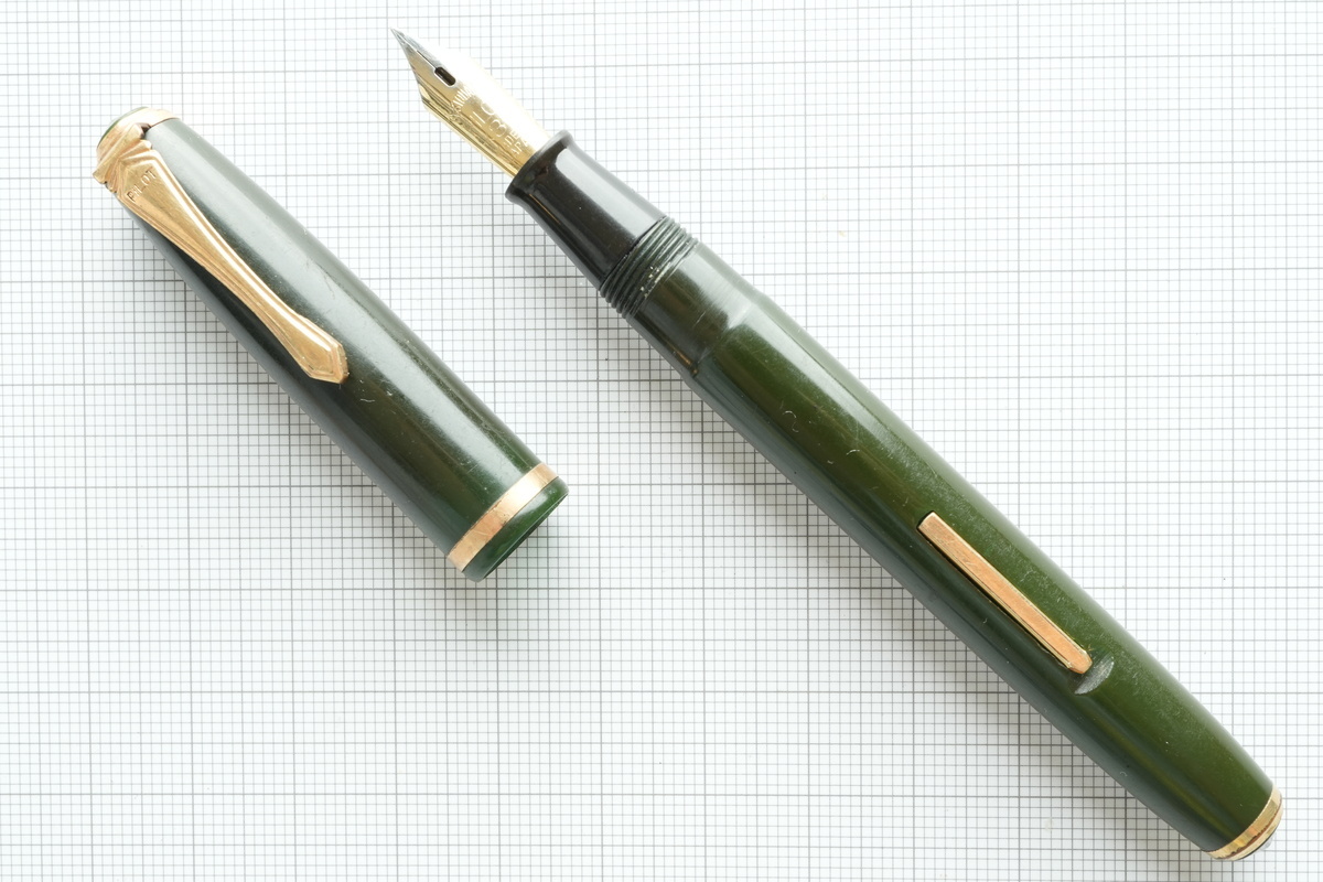 希少品 パイロット 49R 緑軸 カラー軸 万年筆 PILOT ヴィンテージ