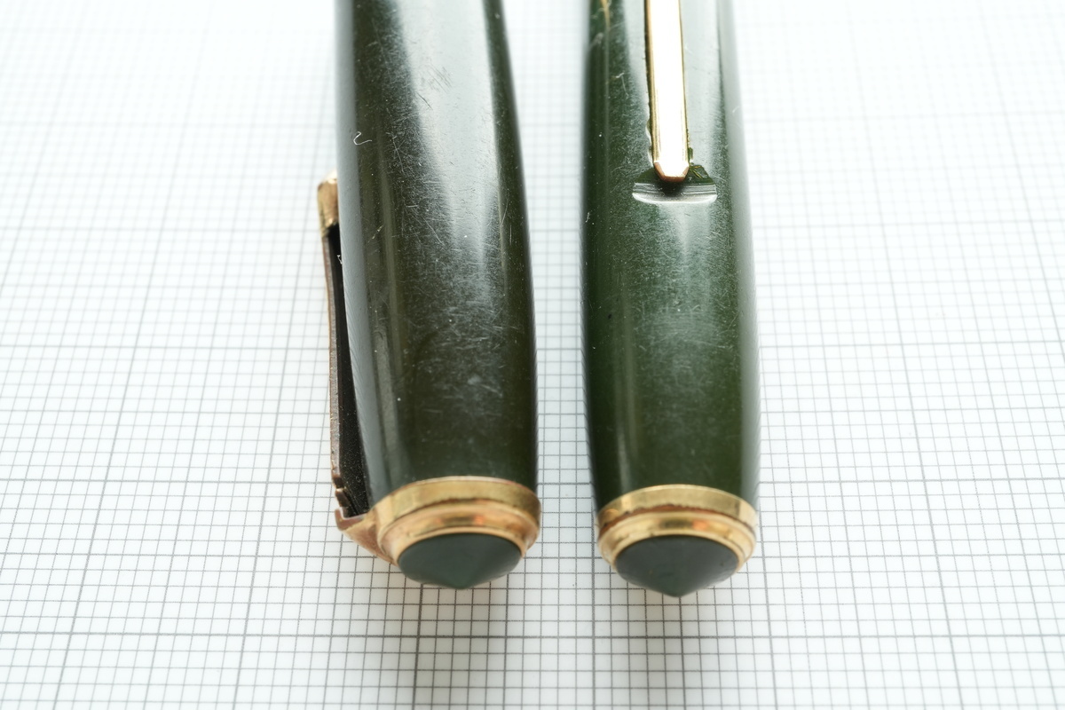 希少品 パイロット 49R 緑軸 カラー軸 万年筆 PILOT ヴィンテージ