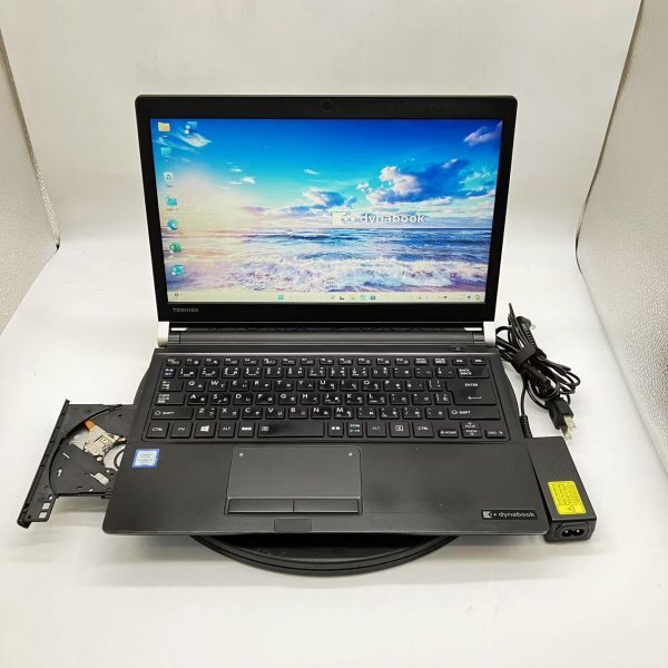 【コスパ特価】東芝 TOSHIBA ダイナブック dynabook R73/M CPU i3-7100U RAM8GB SSD256GB Win11 Office2019 PC 中古 ノートパソコン DVD4_1