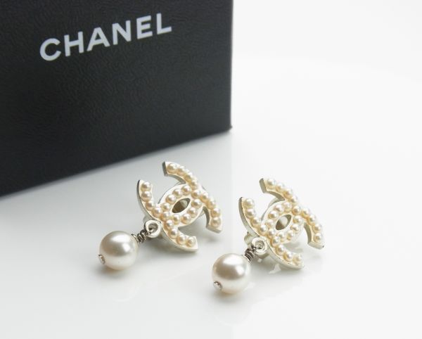 A6301*フランス製*シャネルCHANEL*03A/ココマーク/パール/ピアス
