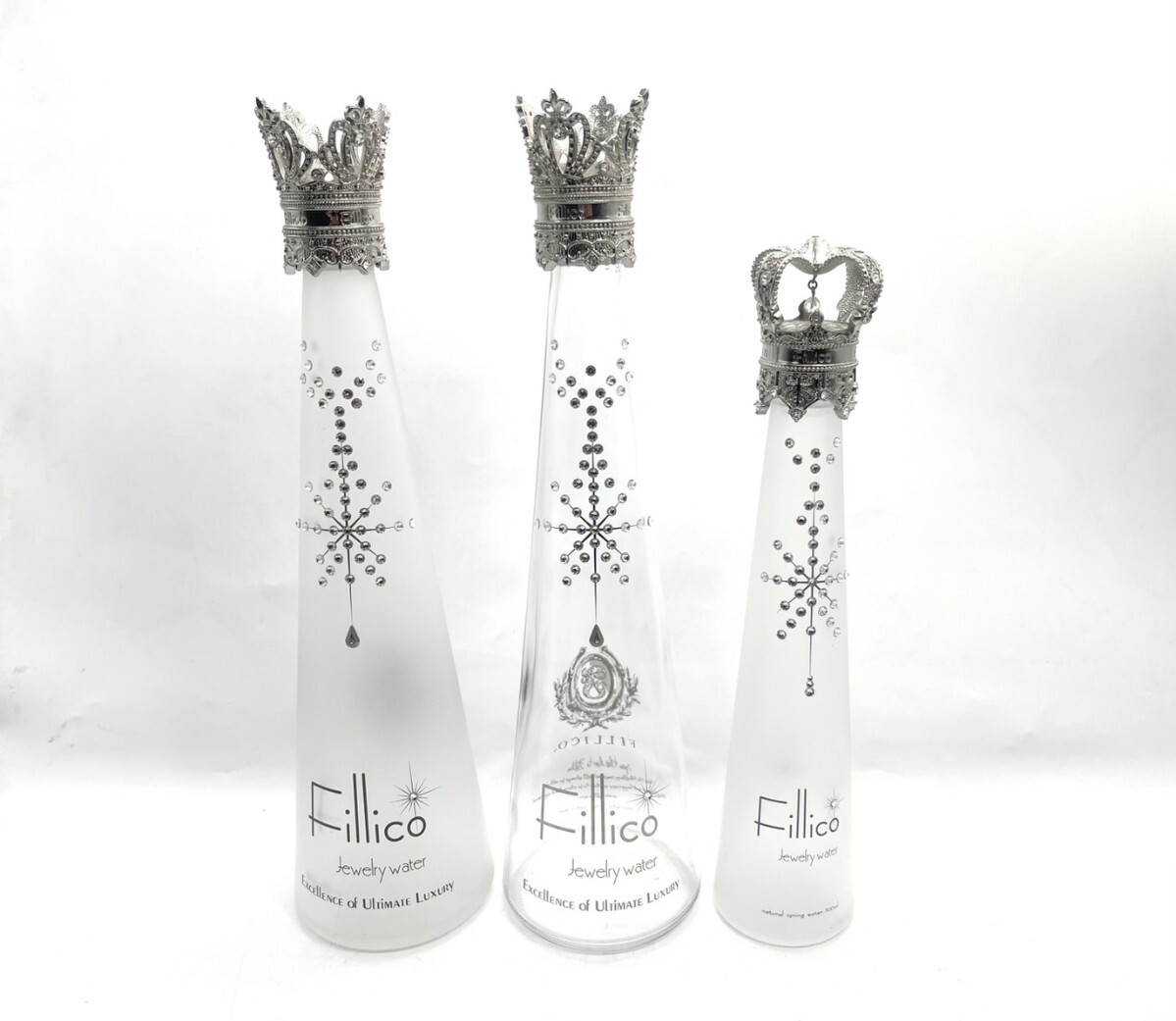FILLICO フィリコ ジュエリーウォーター 空ボトル FILLICO jewelry water フィリコ ジュエリーウォーター 空ボトル 3本