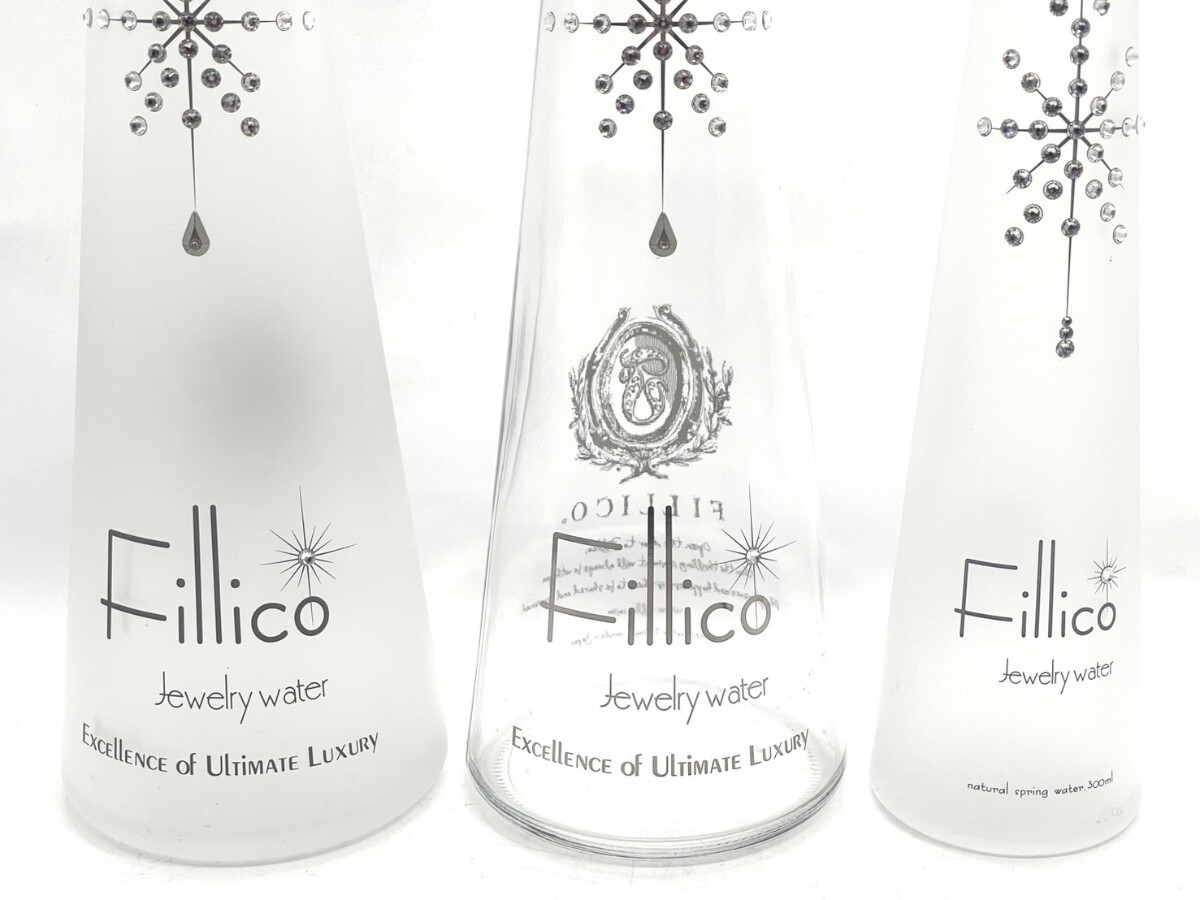 FILLICO jewelry water フィリコ ジュエリーウォーター 空ボトル 3本