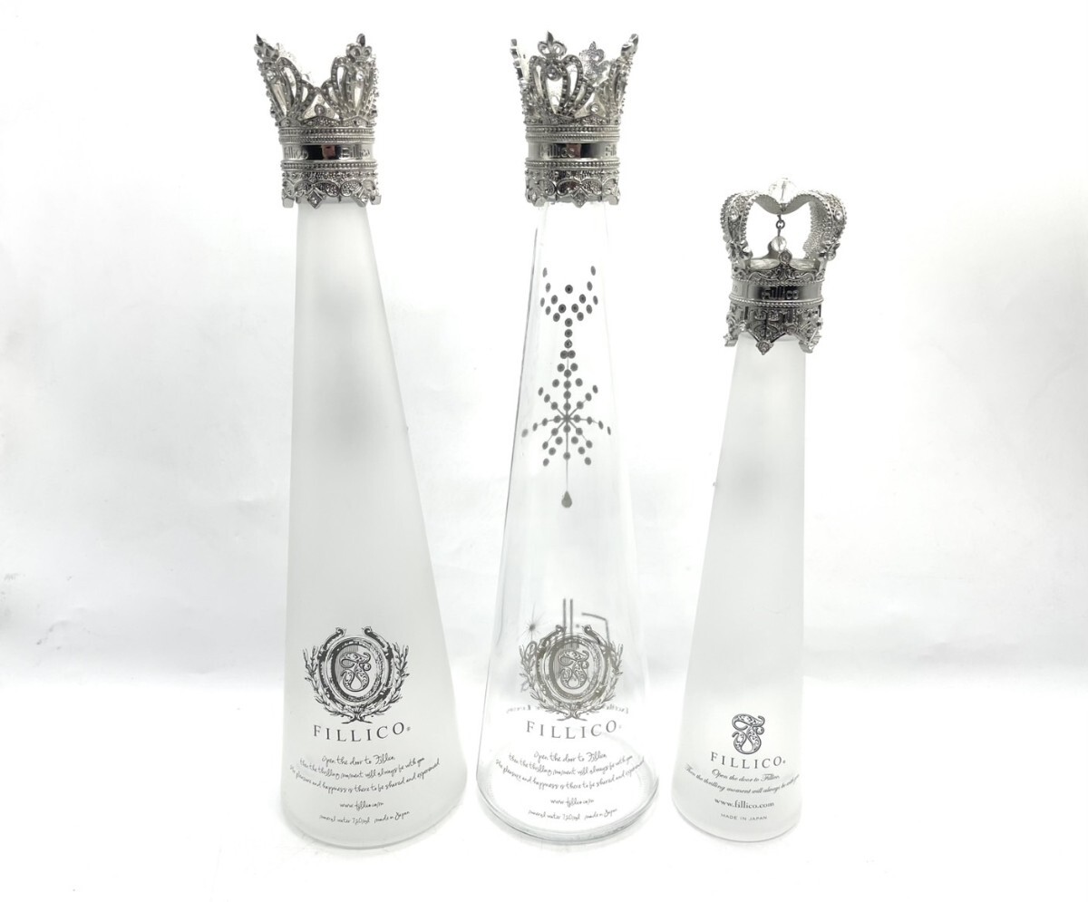 FILLICO jewelry water フィリコ ジュエリーウォーター 空ボトル 3本
