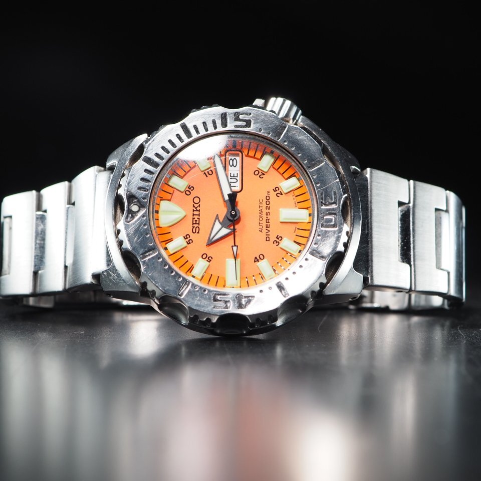 ◇1円～◇SEIKO セイコー オレンジモンスター 7S26-0350 回転ベゼル