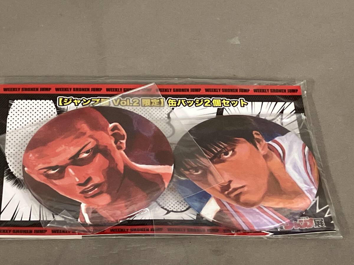 未使用品】桜木花道&流川楓 缶バッジ2個セット 創刊50周年展 週刊少年