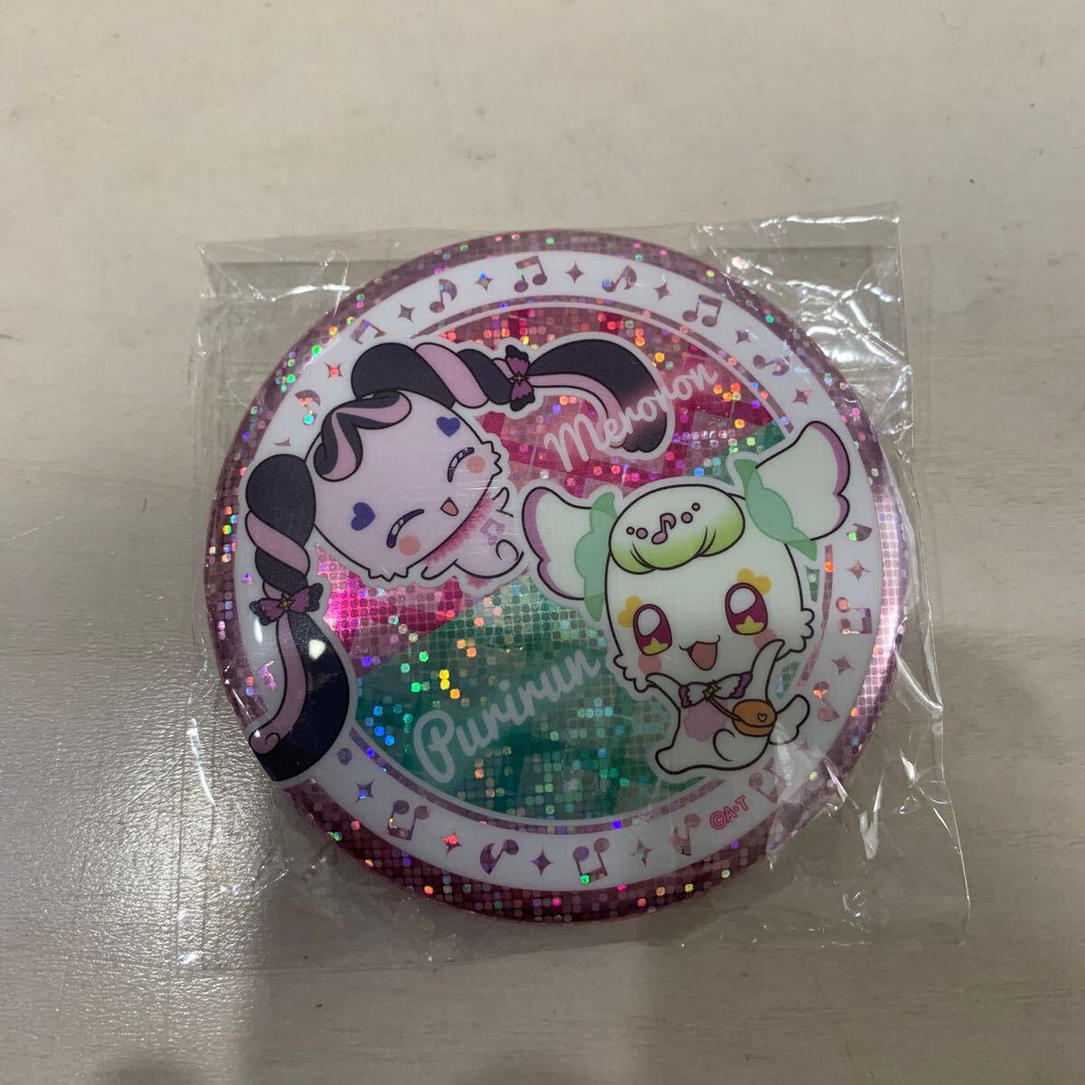 缶バッチ　キミとアイドルプリキュア　メロロン　プリルン グッズ　送料無料　未使用_1