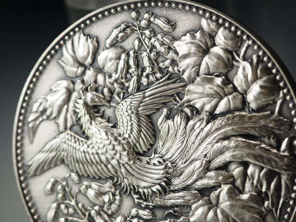 治】純銀製(SILVER1000) 1982年 500円白銅貨幣発行記念純銀メダル☆共