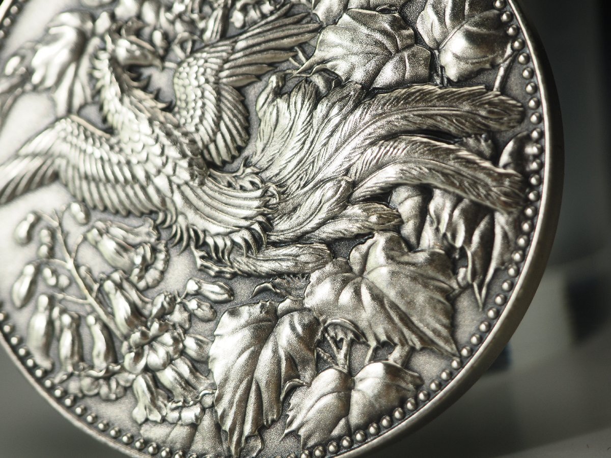 治】純銀製(SILVER1000) 1982年 500円白銅貨幣発行記念純銀メダル☆共