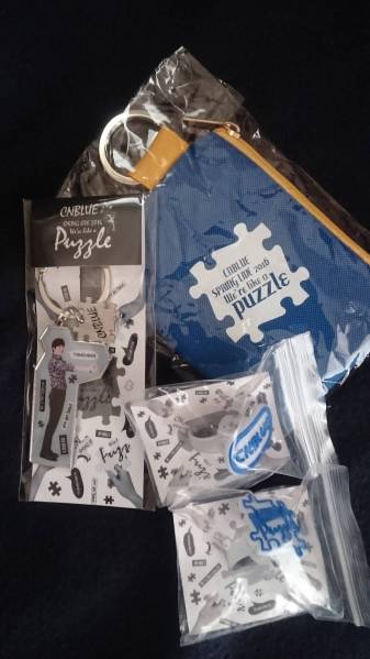 CNBLUE ツアー グッズ Puzzle ガチャ キーホルダー LEDリング