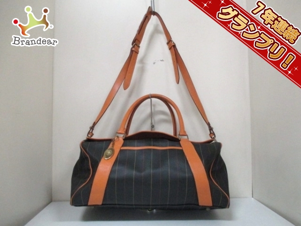 ジェイプレス ボストンバッグ 美品 ストライプ J.PRESS