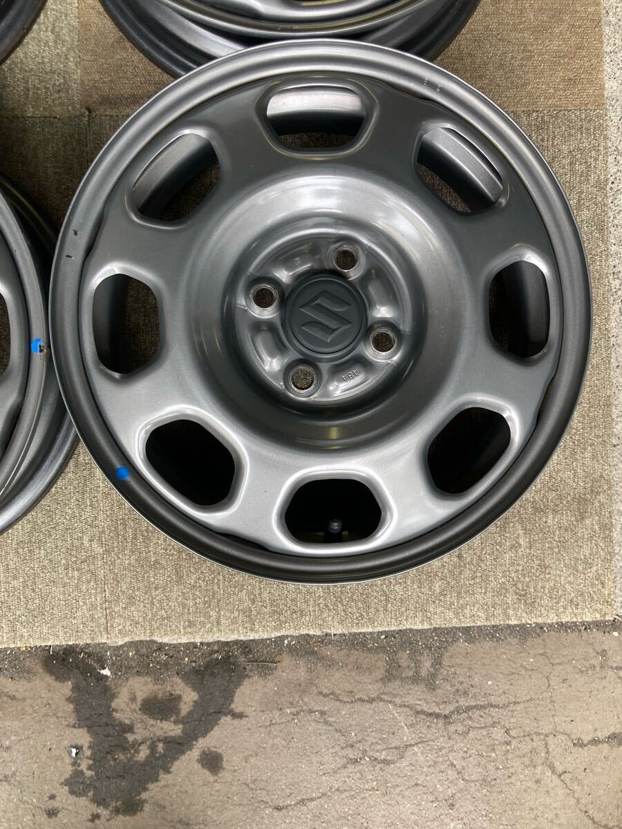 スズキ ハスラー 純正 15インチ スチールホイール 15×4.5J +45 4穴 4本 