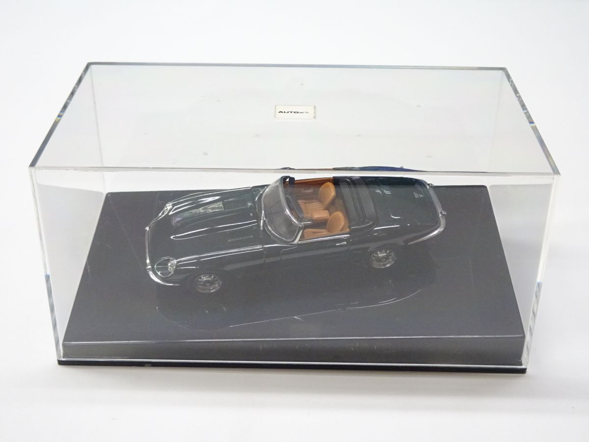 #k5【梱60】AUTOart オートアート ジャガー E-TYPE ロードスター シリーズ Ⅲ V12 グリーン 1/43_3