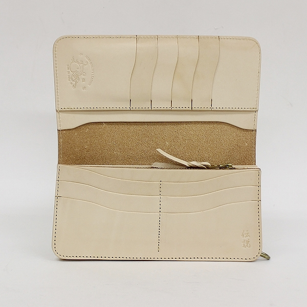 k5431/新品 革蛸 伝説 栃木レザーロングウォレット 財布