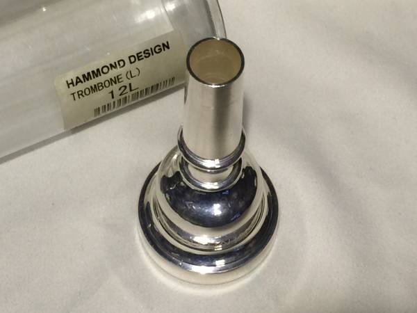 HAMOND DESIGN 12L トロンボーンマウスピース （太管）